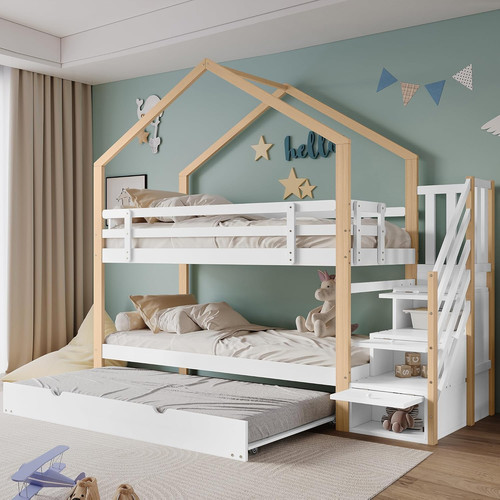 Letto castello forma di - a,