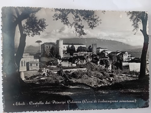 Cartolina eboli castello dei - ,