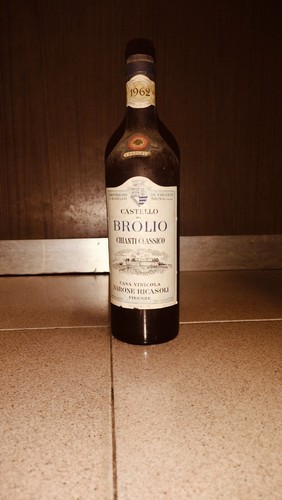 Vino 1962 castello brolio - vino, di